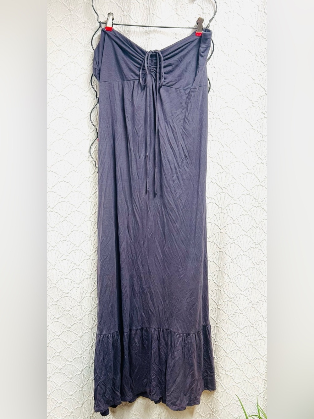 NWT Old Navy Slate Purple Maxi Dress with Drawstring